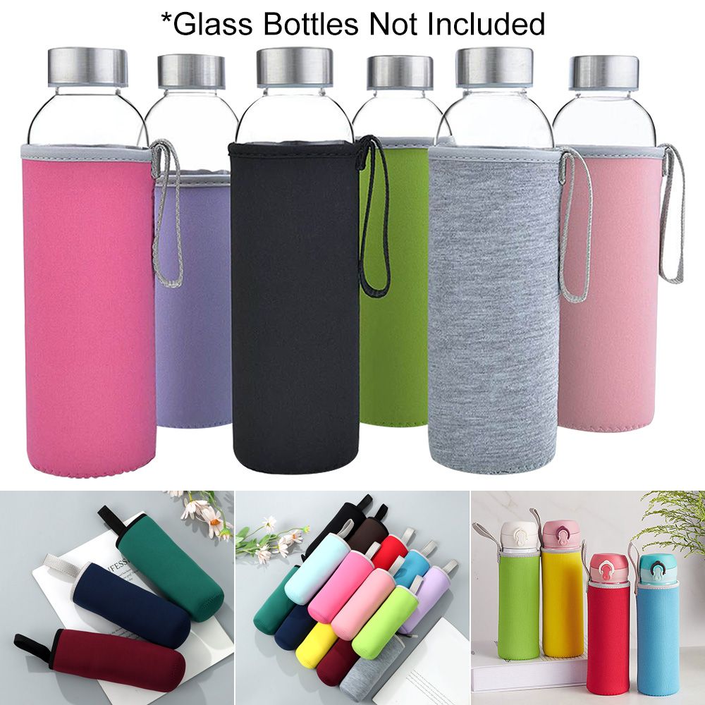 Outdoor Sport Glass Water Bottle - Pokrowiec na butelkę wody, pokrowiec na