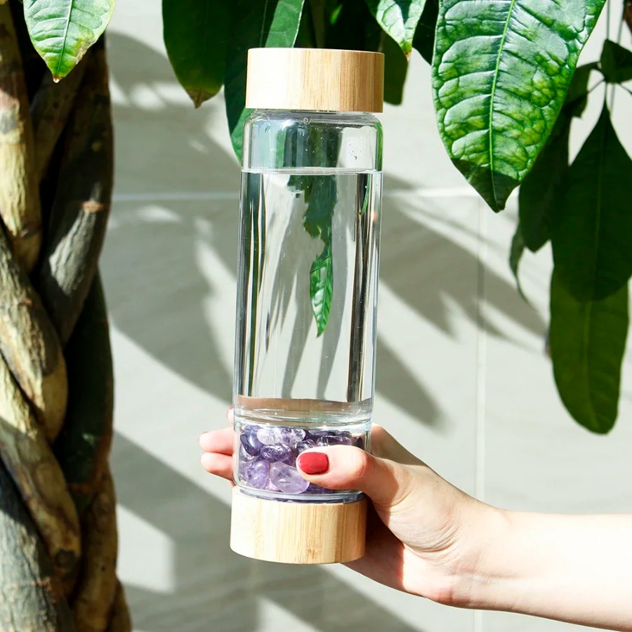 Outdoor Sport Glass Water Bottle - Butelki na wodę z naturalnego kamienia