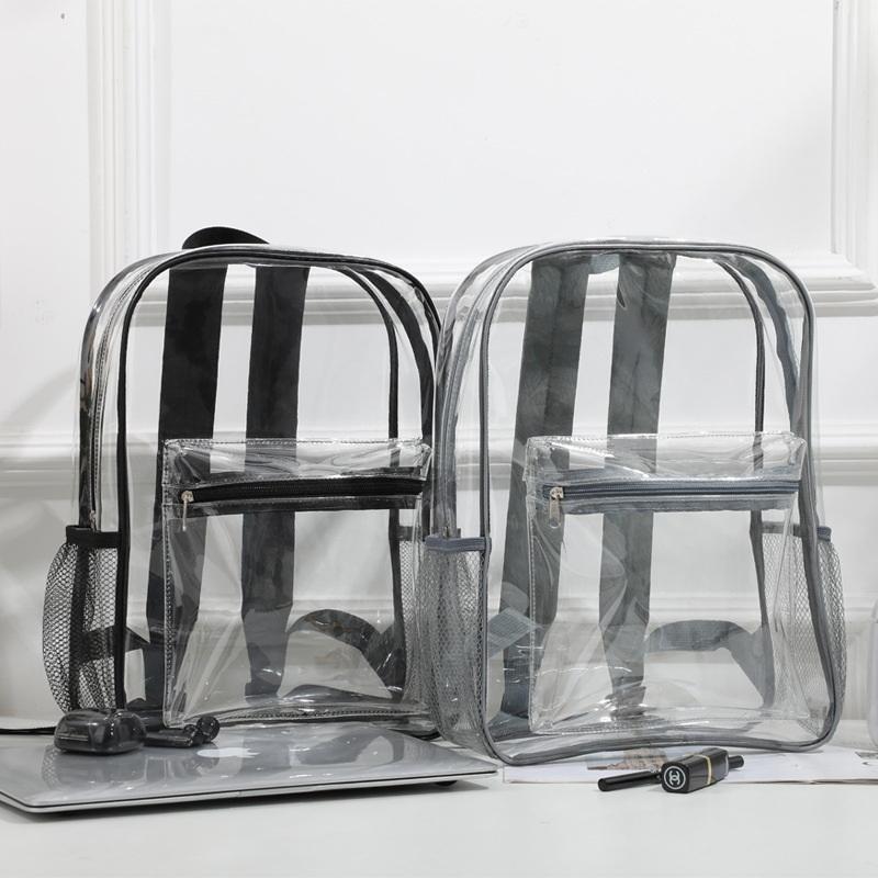 Outdoor Sport Bag - Wyprzedaż! Przezroczysty plecak sportowy z PVC