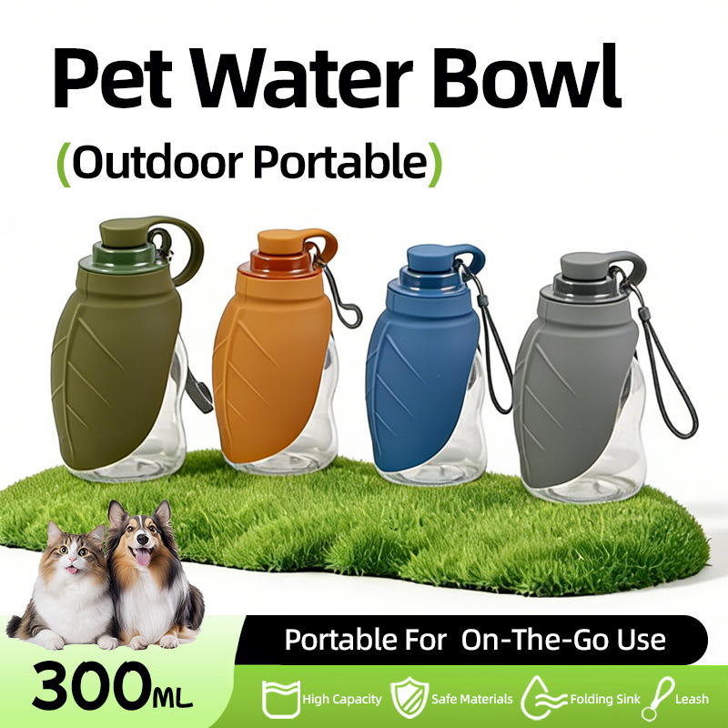 Outdoor Sport Glass Water Bottle - Przenośna butelka na wodę dla psa,