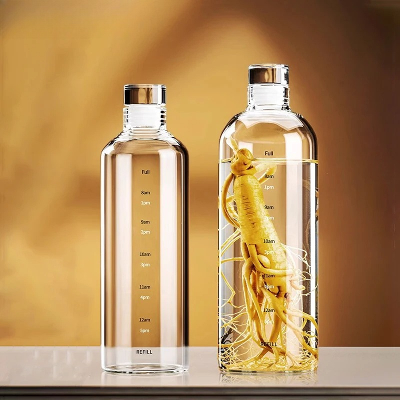 Outdoor Sport Glass Water Bottle - Szklana butelka sportowa na wodę z
