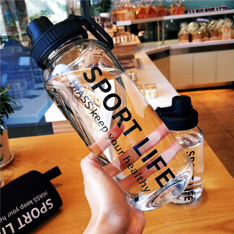 700ml/1000ml dużej pojemności  – Outdoor Sport Glass Water Bottle recenzja i cena