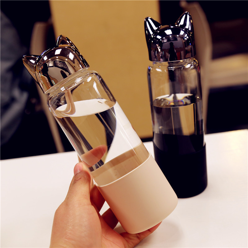 350ML przenośna przezroczysta  – Outdoor Sport Glass Water Bottle recenzja i cena