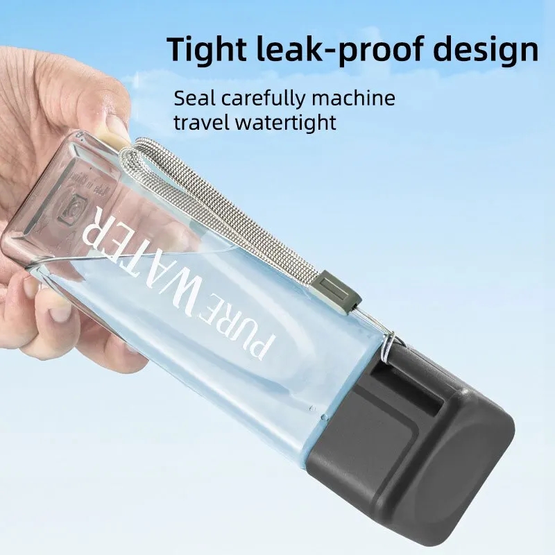 450 ml, 1 szt. Przezroczysty k – Outdoor Sport Glass Water Bottle recenzja i cena