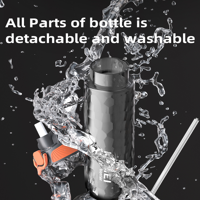 Letnie bidony sportowe ze słom – Outdoor Sport Glass Water Bottle recenzja i cena