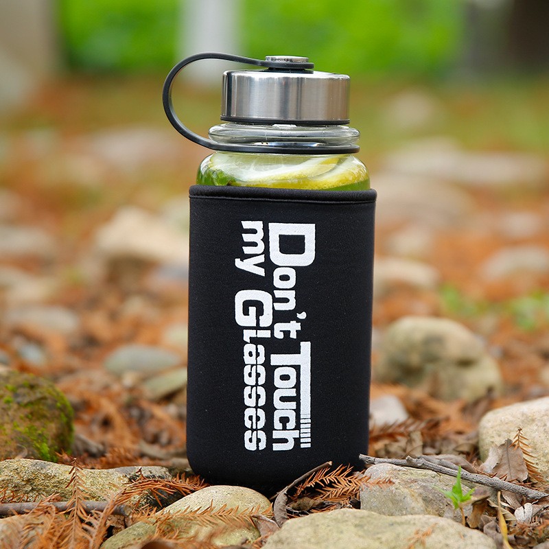 Przenośna szklana butelka na w – Outdoor Sport Glass Water Bottle recenzja i cena