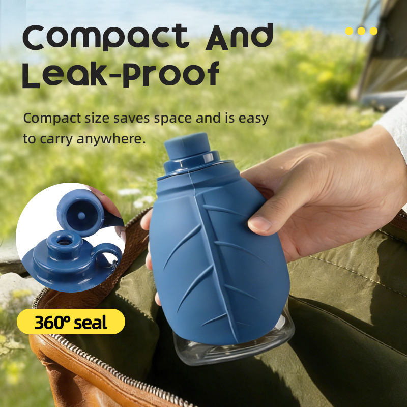 Przenośna butelka na wodę dla  – Outdoor Sport Glass Water Bottle recenzja i cena
